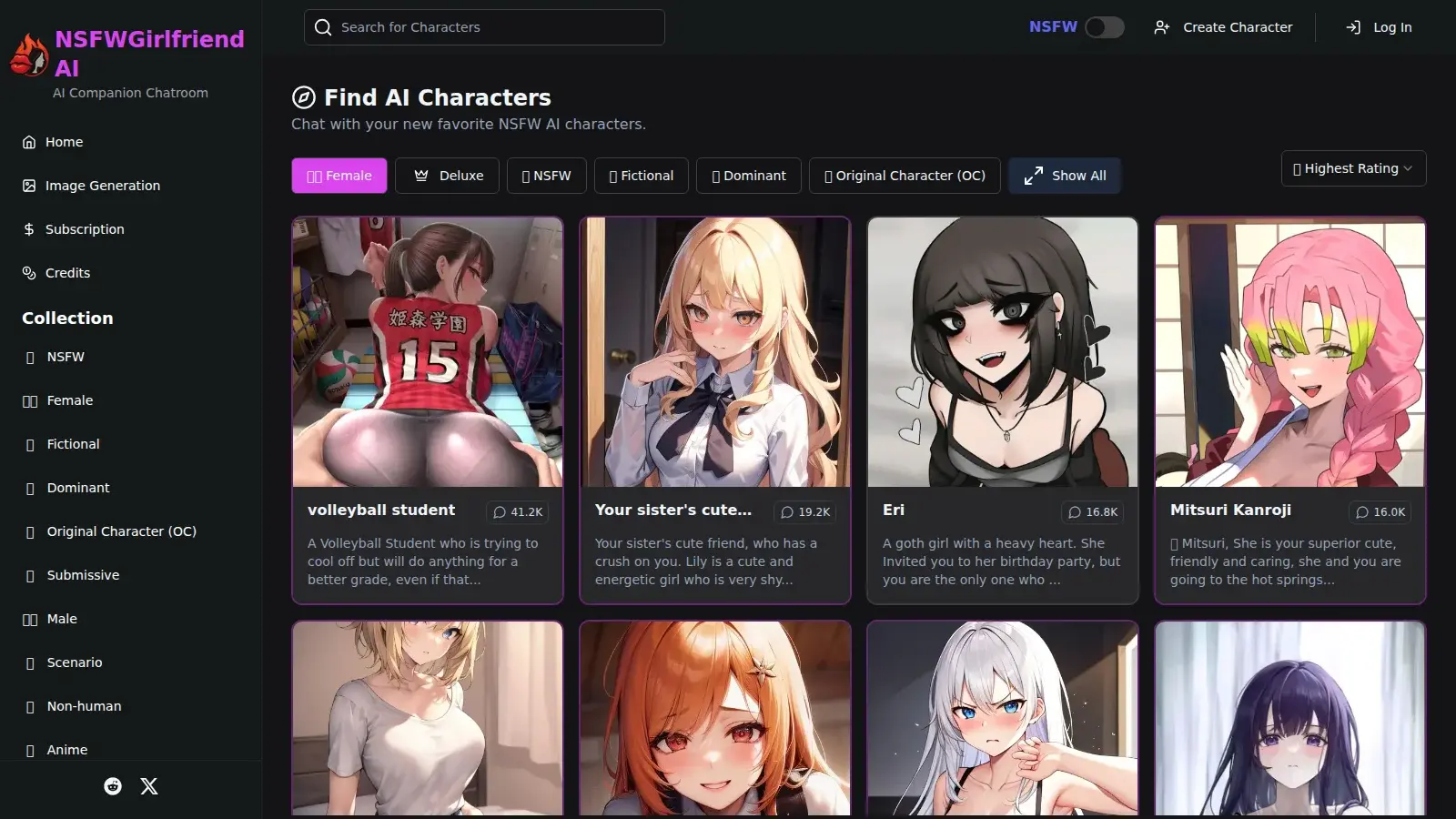 NSFWGirlfriend AI