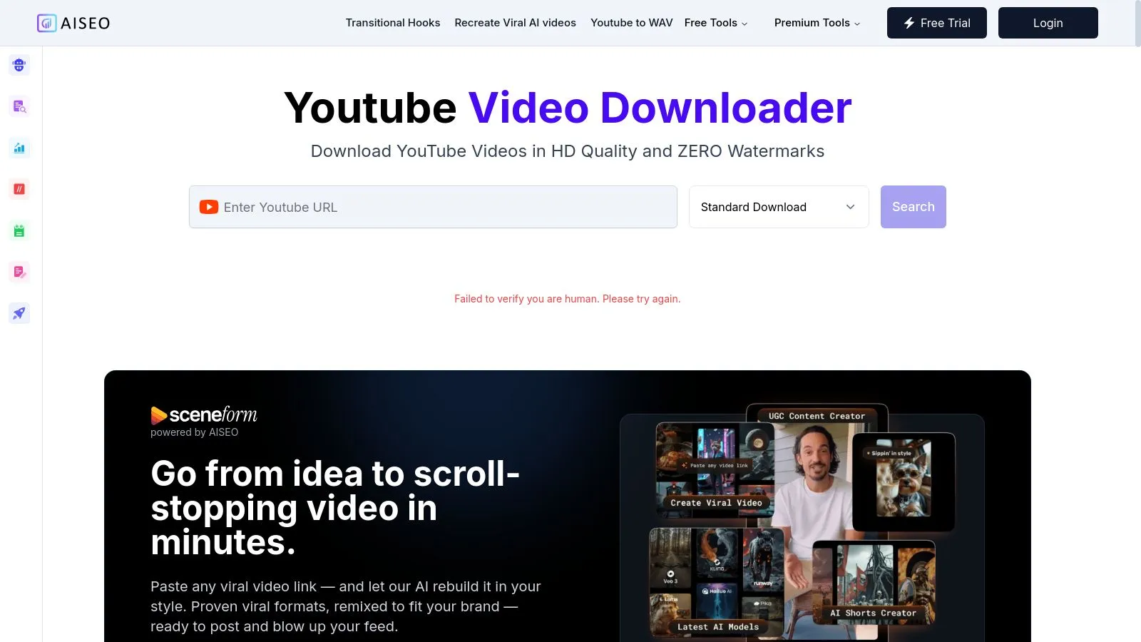 Featured image of youtube video downloader website