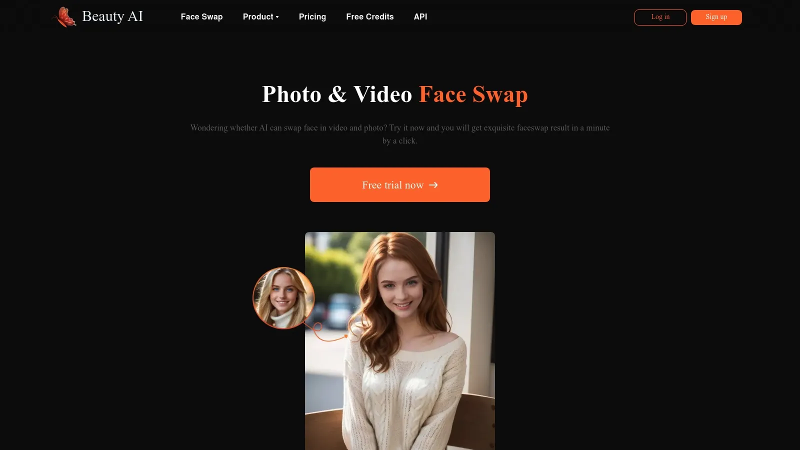 Featured image of Beauty AI Face Swap website