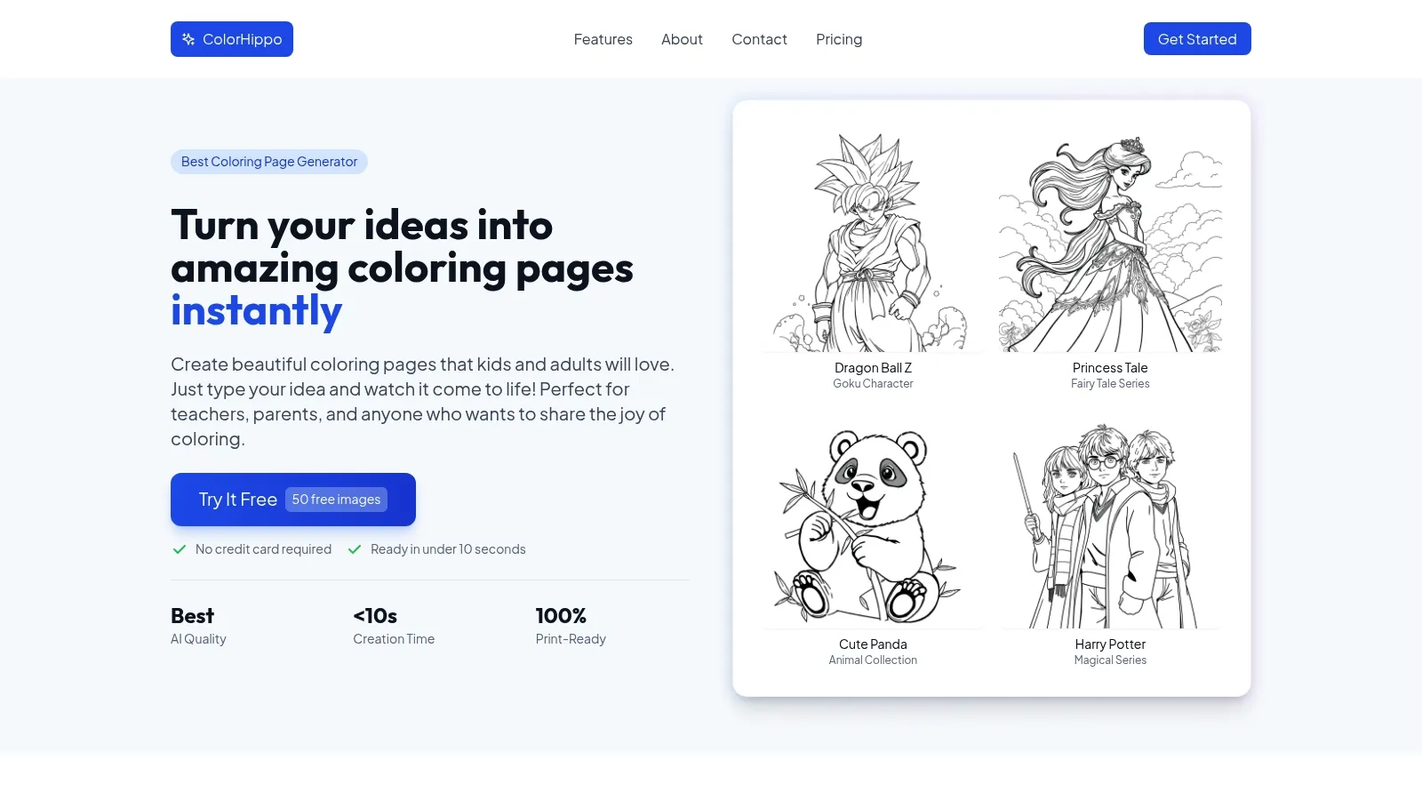 Featured image of ColorHippo website