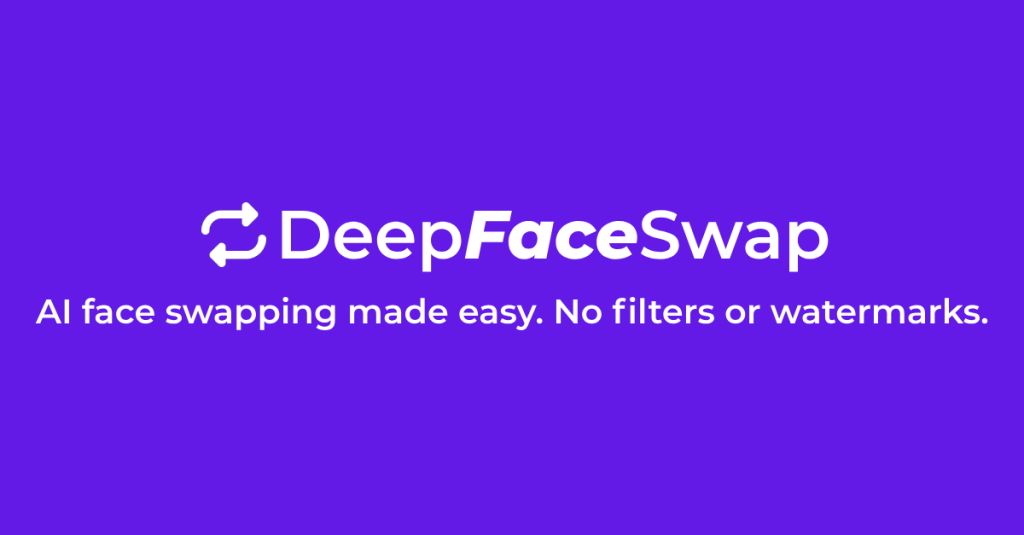 Featured image of DeepFaceSwap website