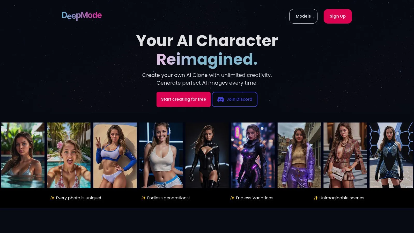 Featured image of DeepMode website