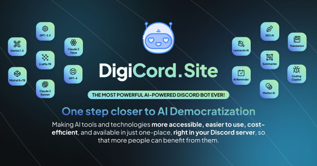 Featured image of DigiCord website