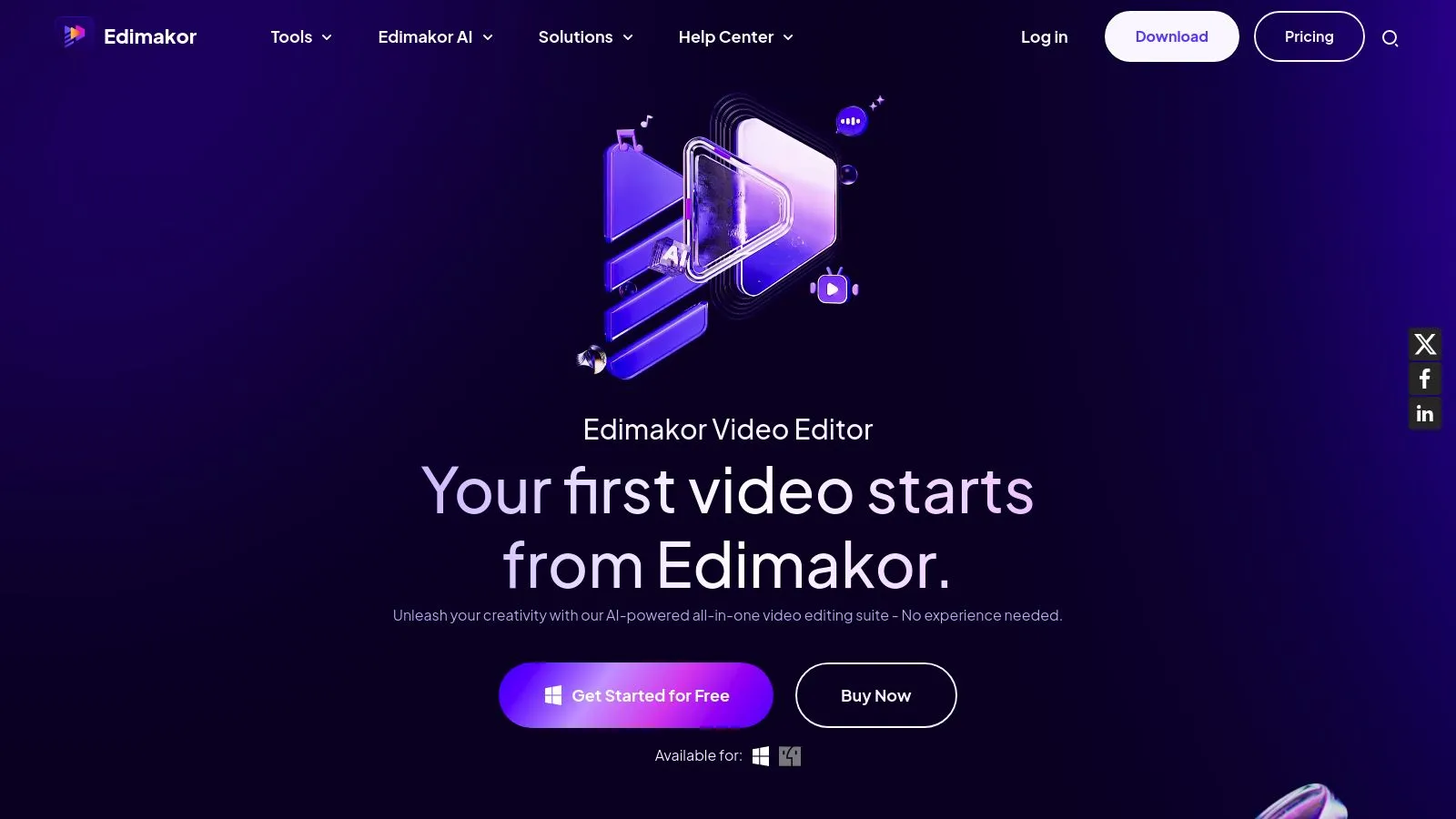 Featured image of Edimakor website