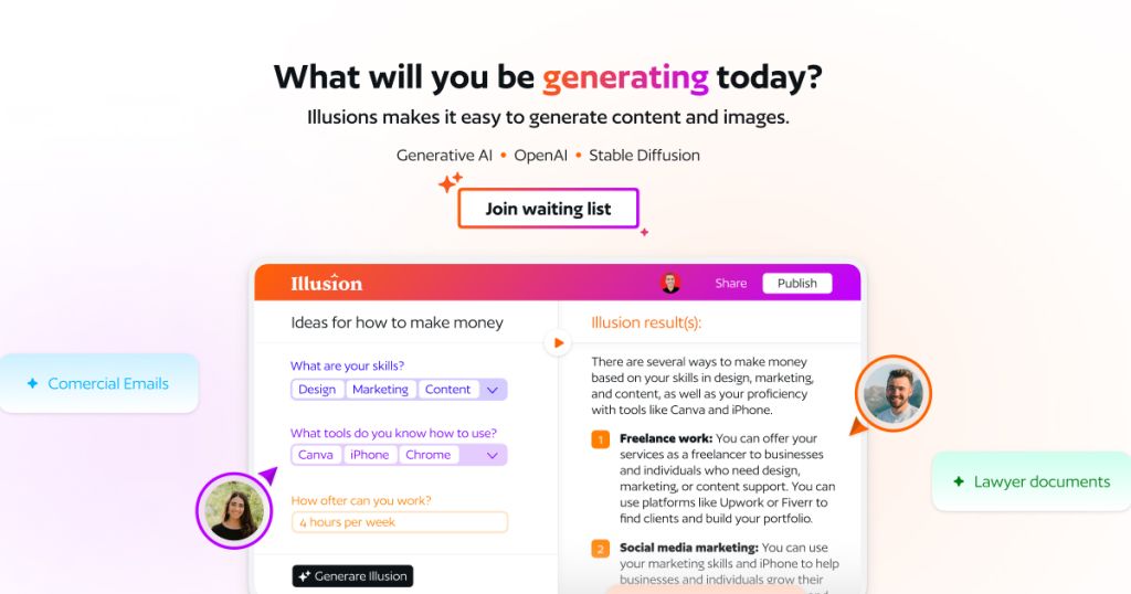 Featured image of Illusion AI website