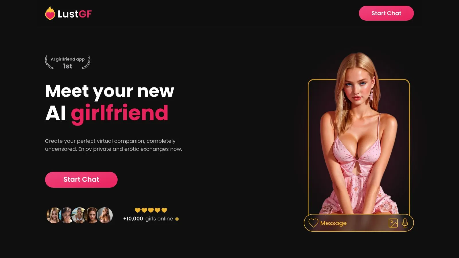 Featured image of LustGF website