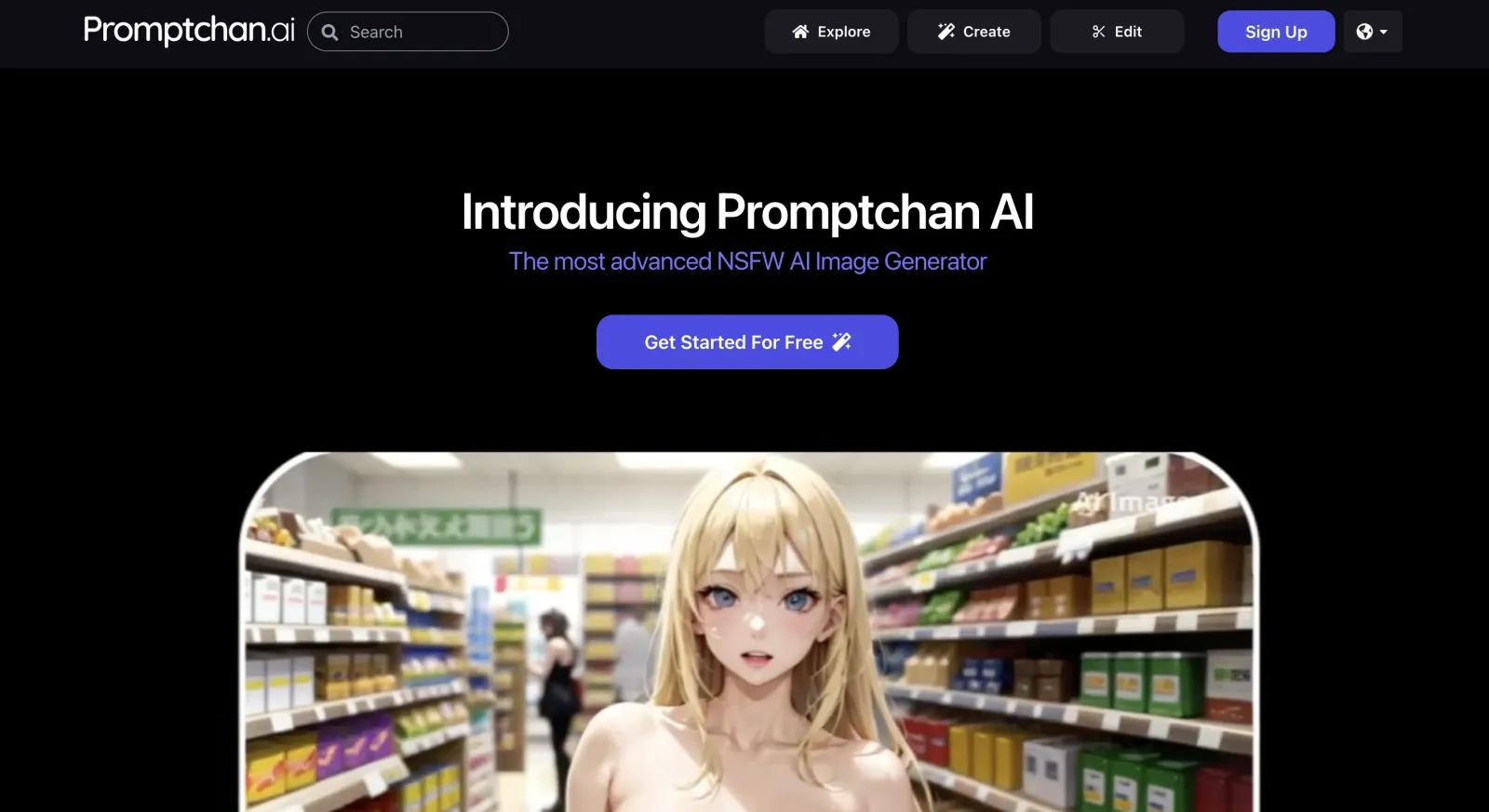 Featured image of Promptchan AI website