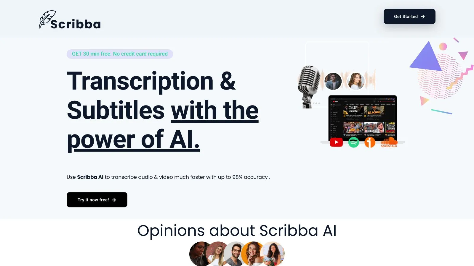 Featured image of Scribba website