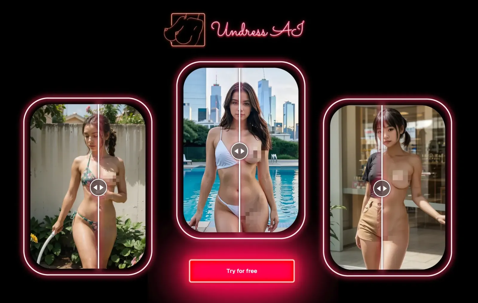 Featured image of Undress App AI website