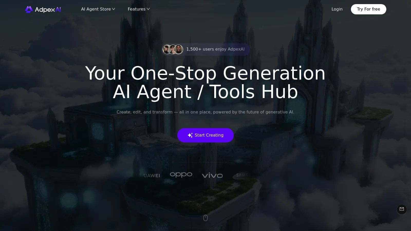 Featured image of AdpexAI website