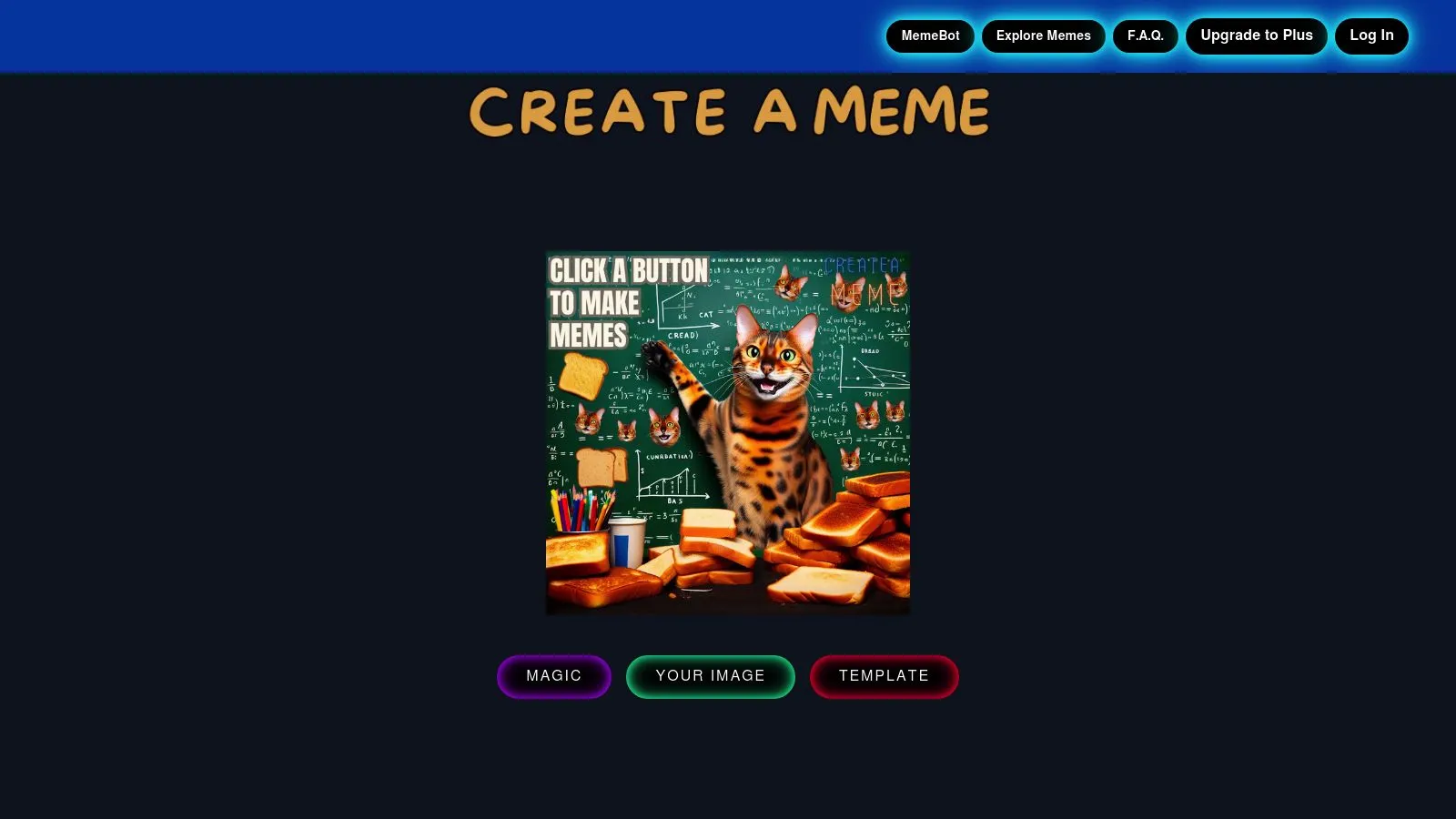 Featured image of Create a Meme website