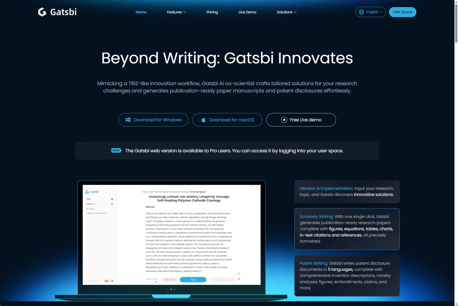 Featured image of Gatsbi website
