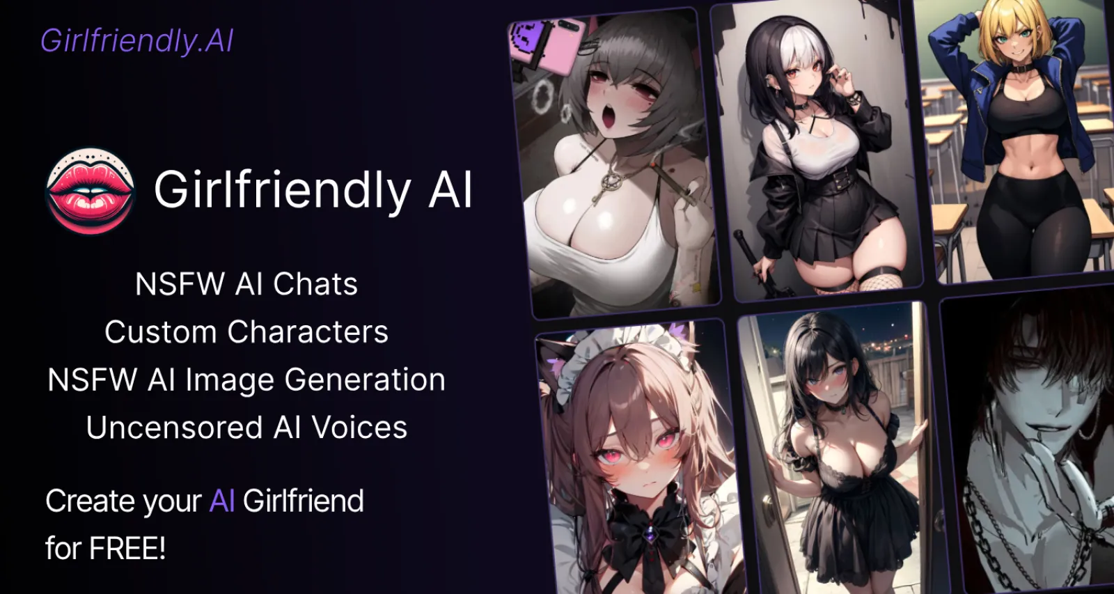 Featured image of Girlfriendly AI website