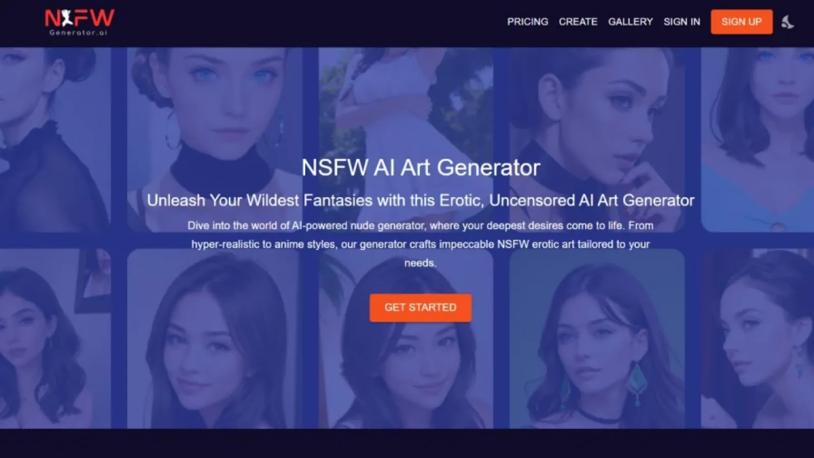 Featured image of NSFW Art Generator website