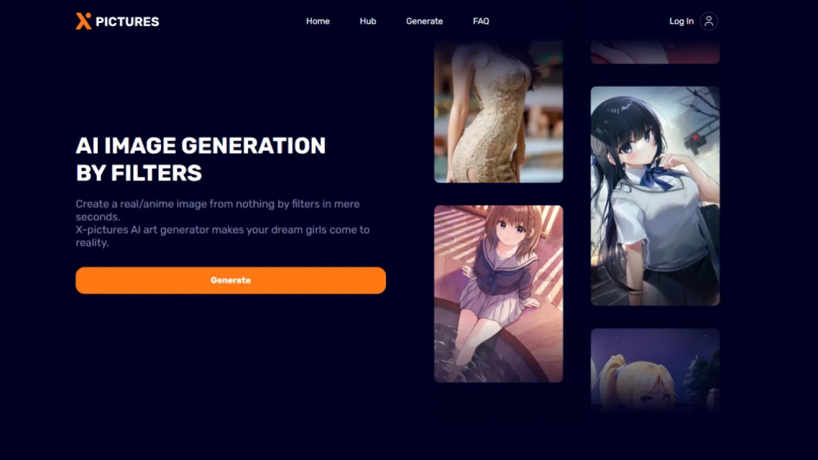 Featured image of X-Pictures AI website