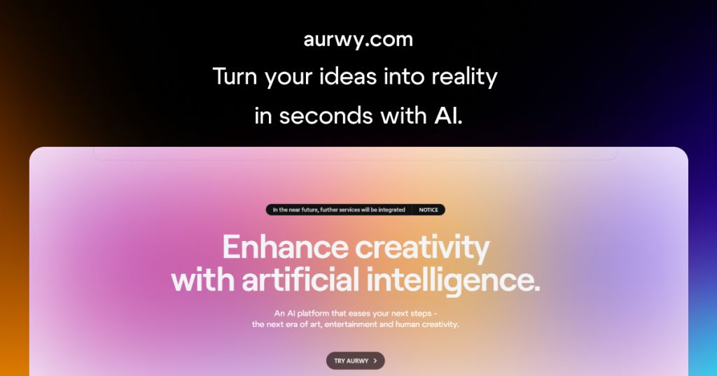 Featured image of Aurwy website